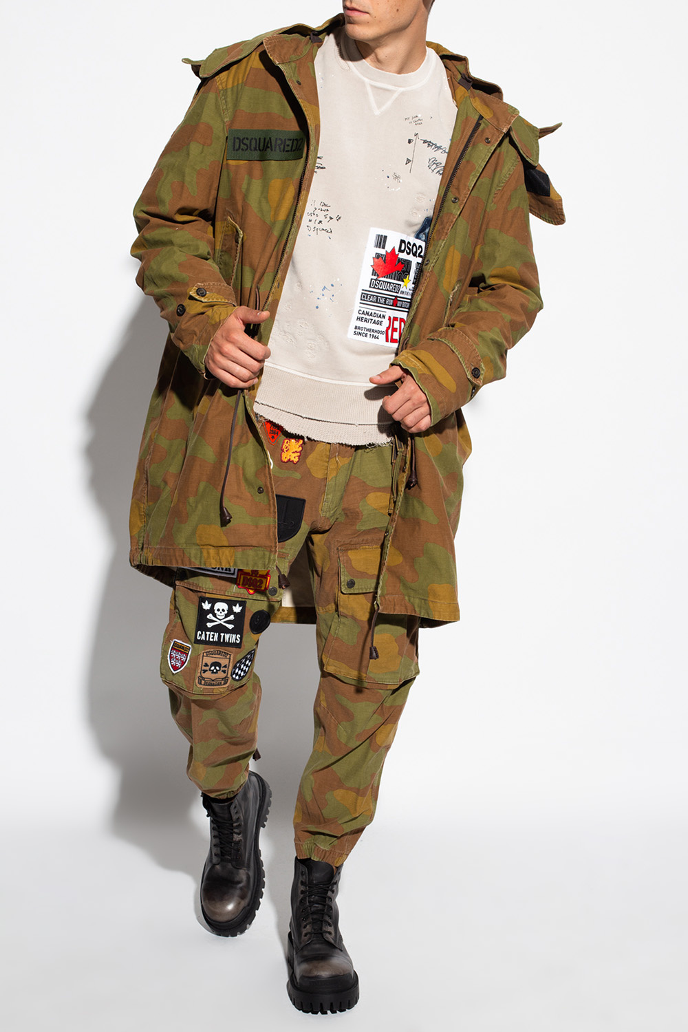 Dsquared2 shop camo jacket